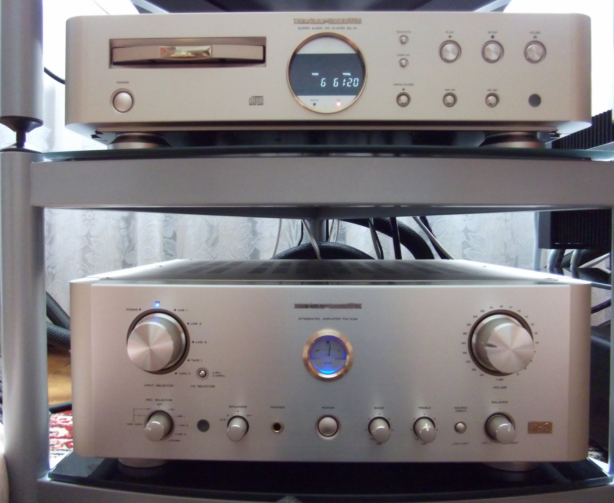 Всем спасибо ! ПРОДАНО !!! Комплект sacd Marantz SA-14, Marantz PM-14SA ver.2