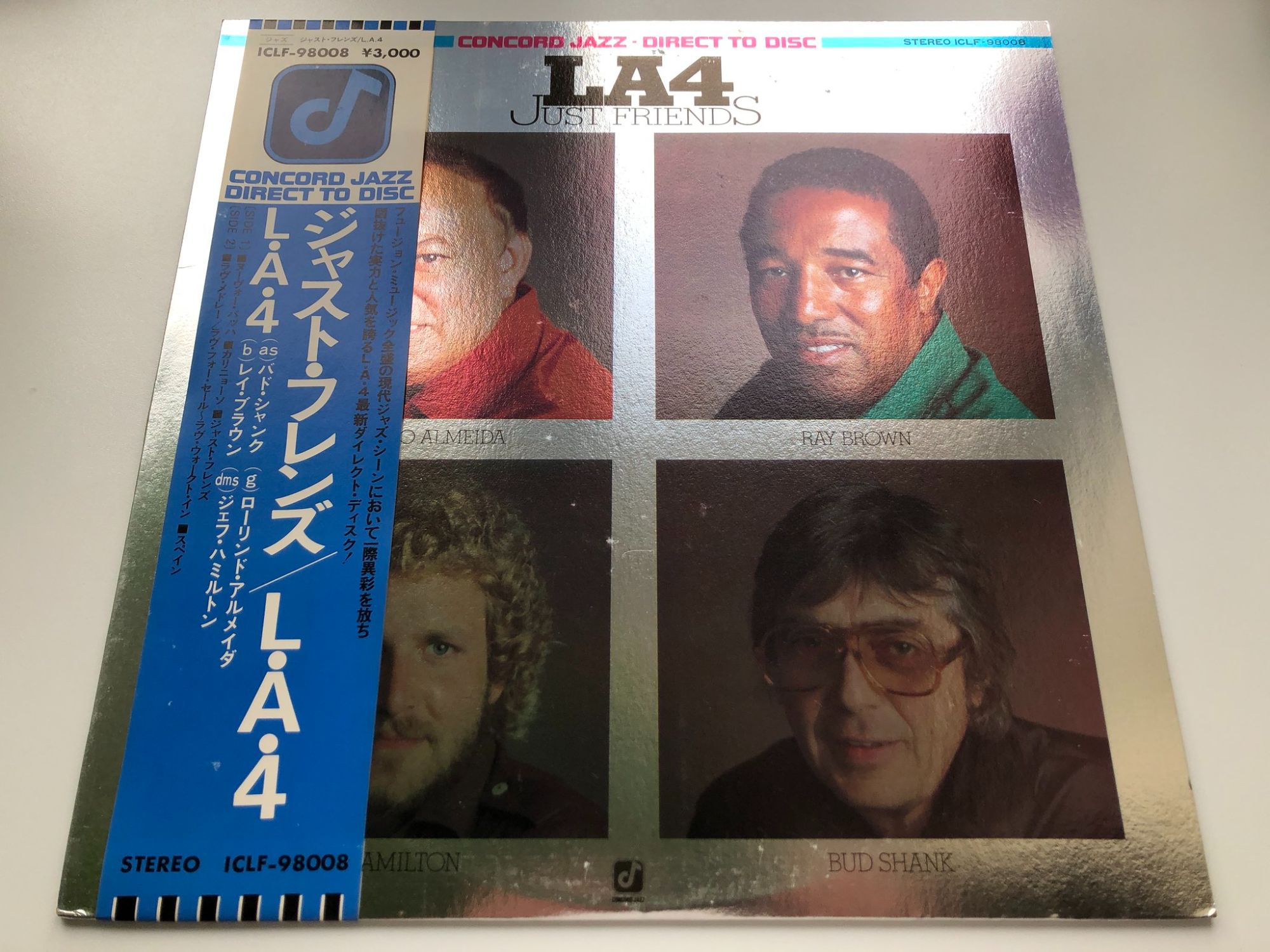 Direct to Disc LP L.A. 4 - Just Friends (1978) - Japan (Toshiba-EMI, ICLF-98008)